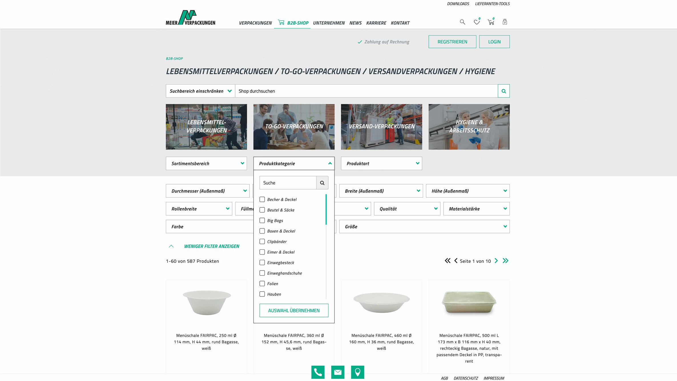 eboxx® enterprise shop: meier-verpackungen